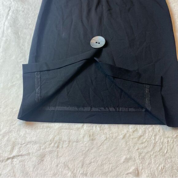 Lauren Ralph Lauren Black Sleeveless Wool Blend Dress Size 6 - Picture 8 of 11